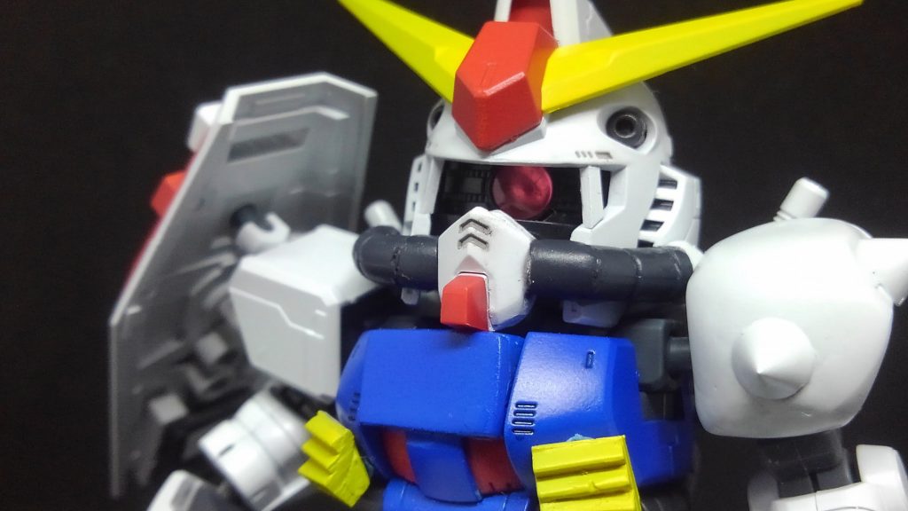 ＳＤ　にせガンダム（クロスシルエット改造–6枚目/制作者：とむはち