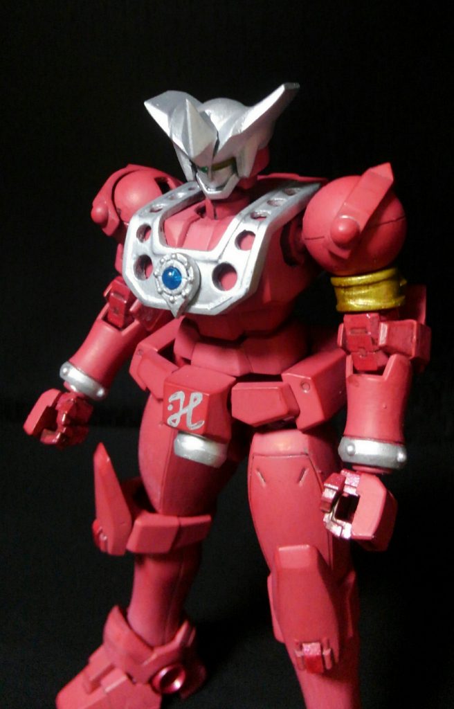 格闘戦に特化したプロトタイプリーオーの一機。
OZに滅ぼされたL77コロニーの生き残りのゲン・オオトリ(笑)が操る、という脳内設定です(^o^)