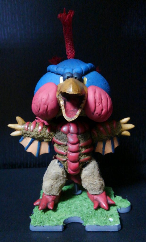 正面より。プチッガイになっても変わらぬ恐さ(。>д<)