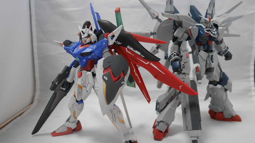 以前製作したスタインとのツーショット
レギルス+デスティニー
シナンジュ・スタイン+レジェンド
二つのボスキャラを兄弟機のように並ばせることができました!
ご覧いただき、ありがとうございました!