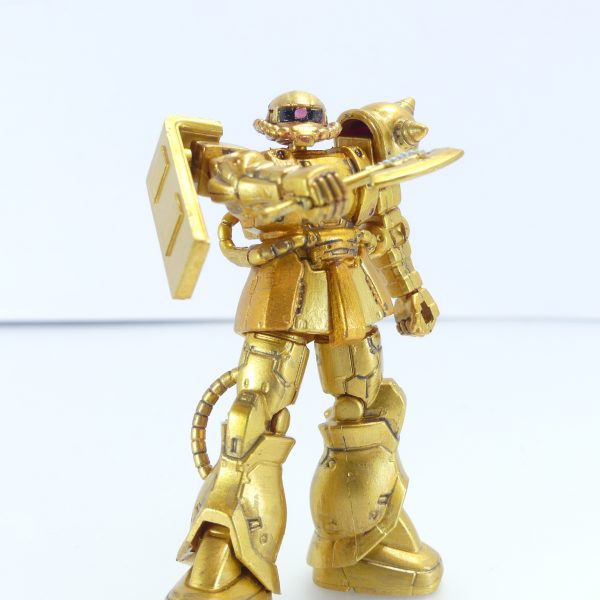 ガシャプラ　ザク（ゴールドコーティング仕様）