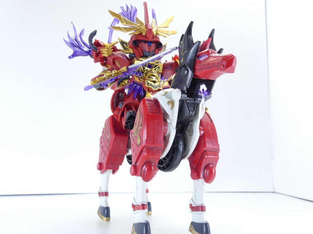 旧赤兎馬に乗る新呂布。