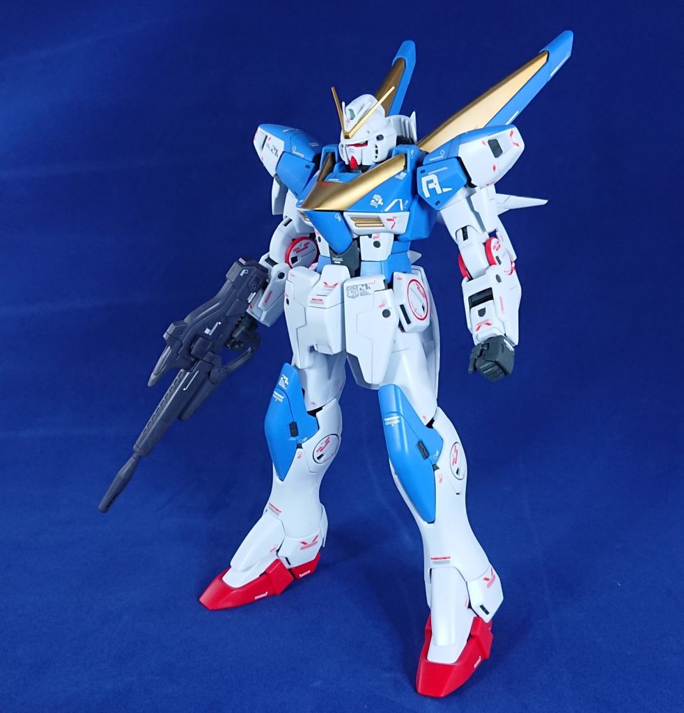 通常のV2ガンダム。
アサルトバスターを見たあとだと、何だかスマートに見えますね(happy)