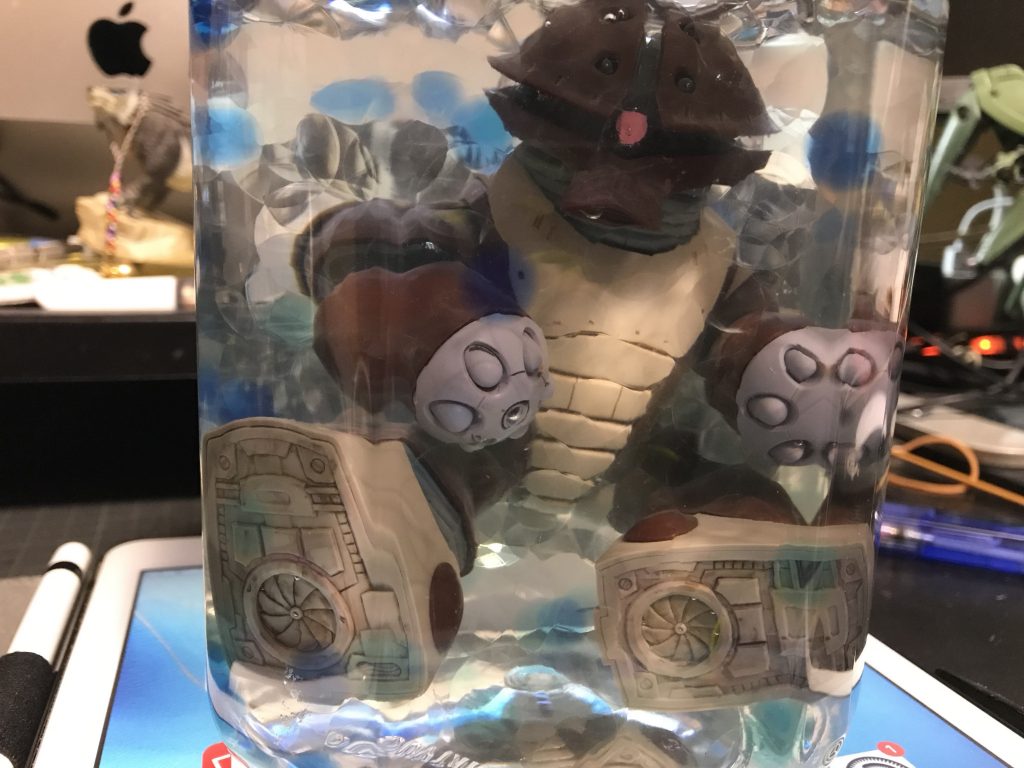 水中に入れてみたけどなんか違うw