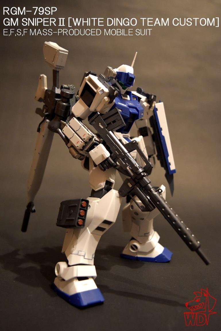 ジムスナイパー カスタム ホワイトディンゴ隊仕様 Raishin さんのガンプラ作品 Gunsta ガンスタ