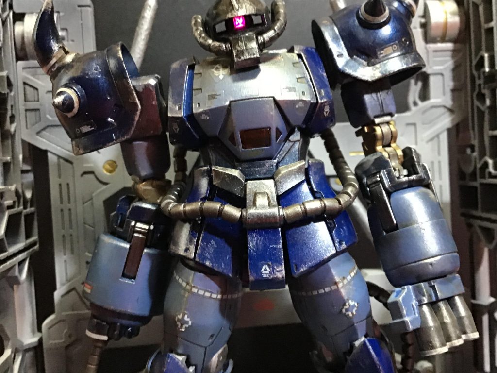 HG グフプロトタイプ　「ハモン、あれはザクとは違うのだよ・・・」–5枚目/制作者：sora