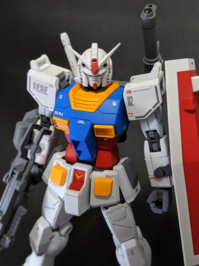 ダクトはHGUCジムIIのものをサイズ調整して装着。