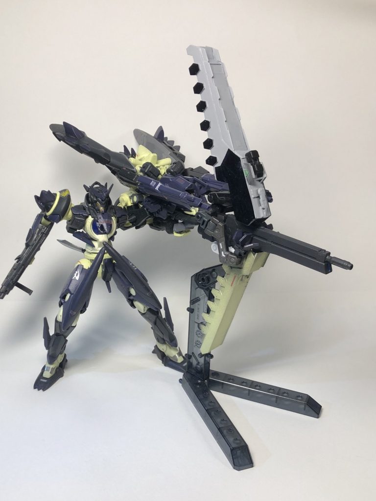 ドライブを換装してより強力に
オルフェンズのダインスレイヴみたいな感じですかね
スタンドがなければ保持できないのが悔やましい