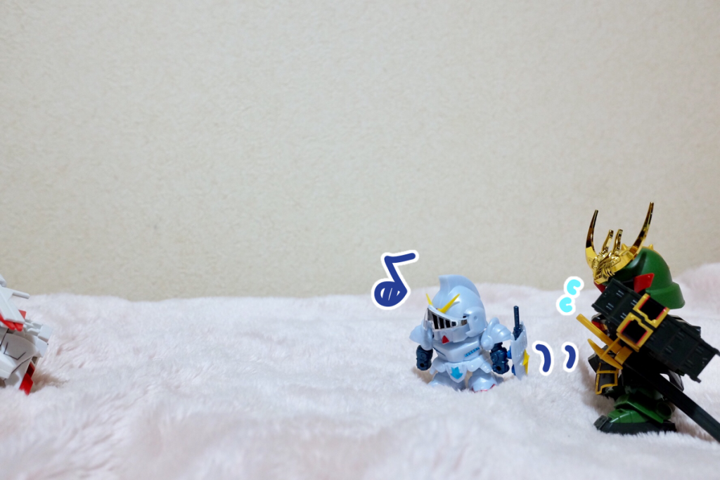 騎士:とりあえずビックリして逃げ出した武者∀でも脅かそうかな〜〜
殺駆:テンション下がった割に元気だな…