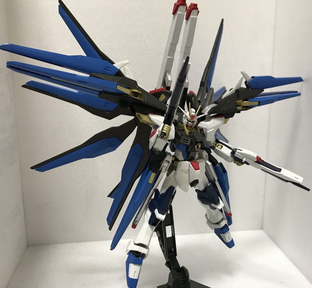 ここから少しポージング
バインダーは稼動可能にしてあるので
真横に大きく広がることも可能