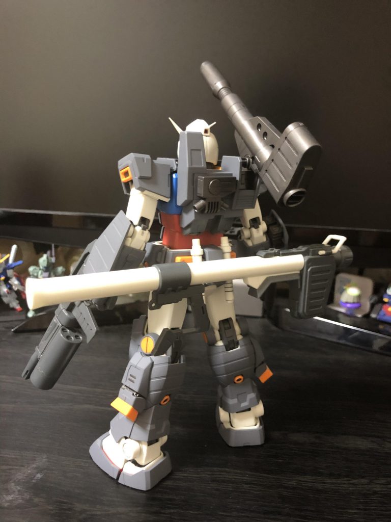 バズーカは無加工で付けられました