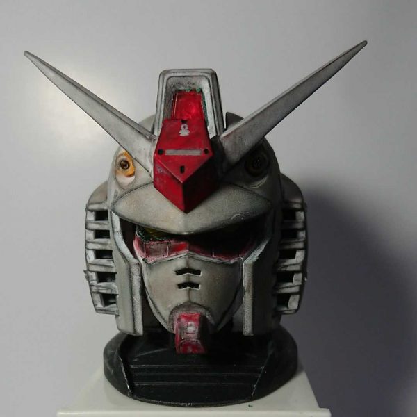 1/35 ガンダムヘッド RX-78-2 ウェザリング