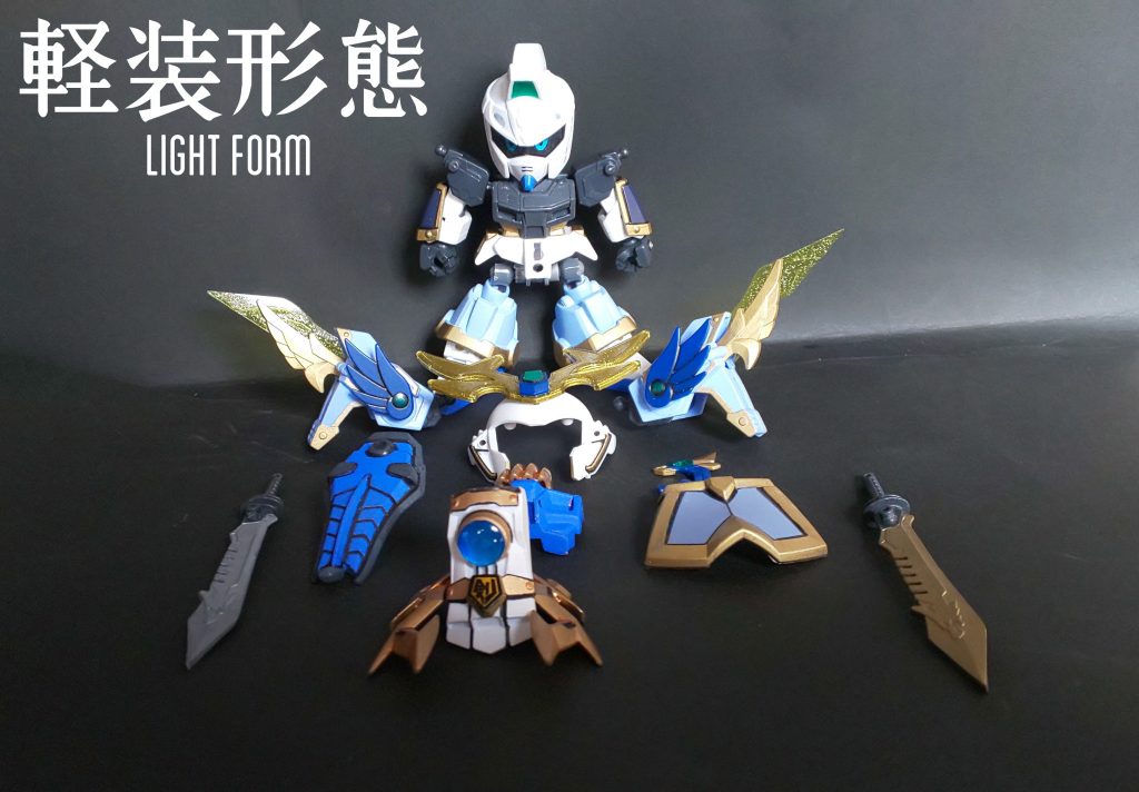 ◯武者-01軽装形態
ほぼストライク劉備。
今回もにこやかフレーム搭載機です。