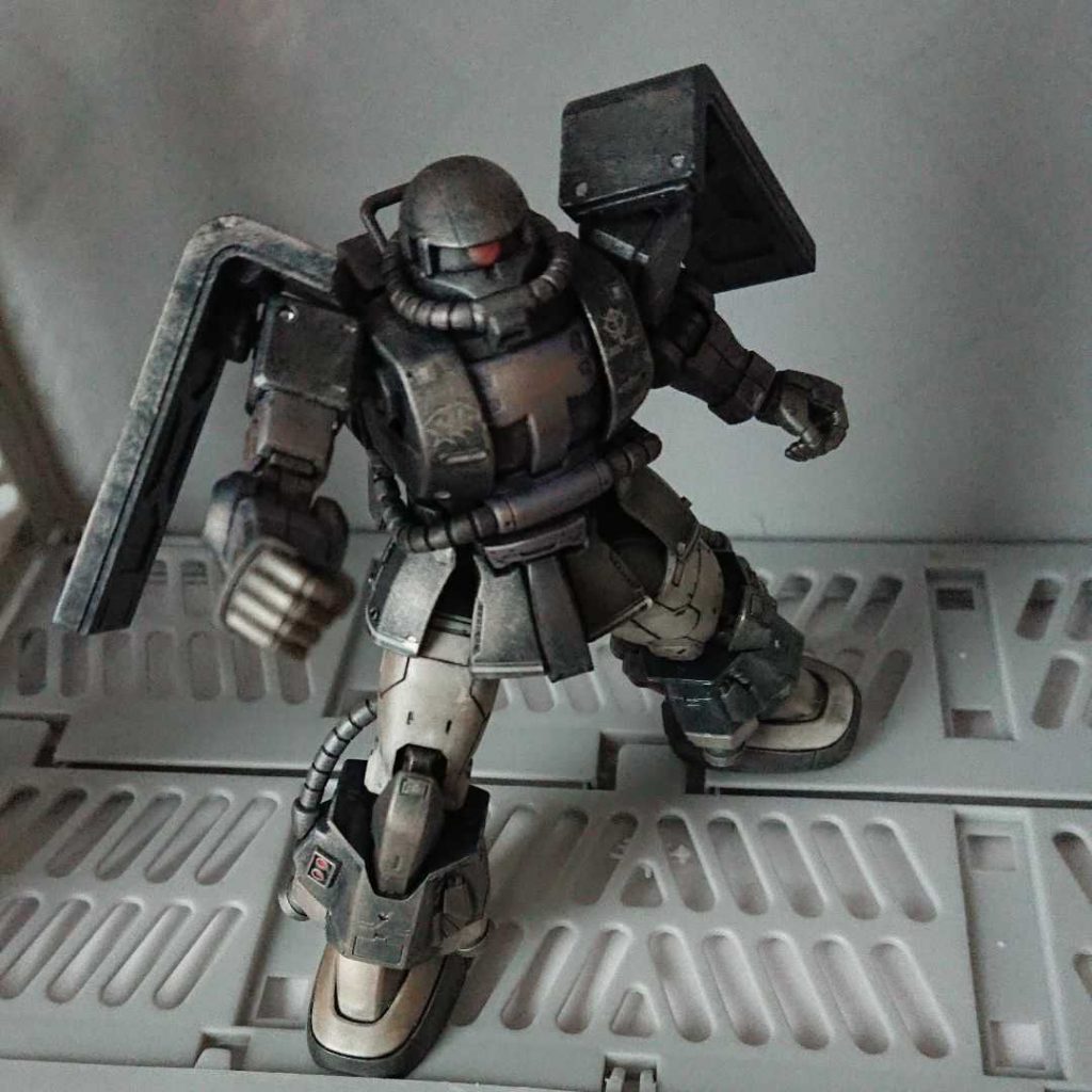 HG 1/144 MS-06-R1A 高機動型ザクⅡ ジ・オリジン 黒い三連星–2枚目/制作者：ＨＨ