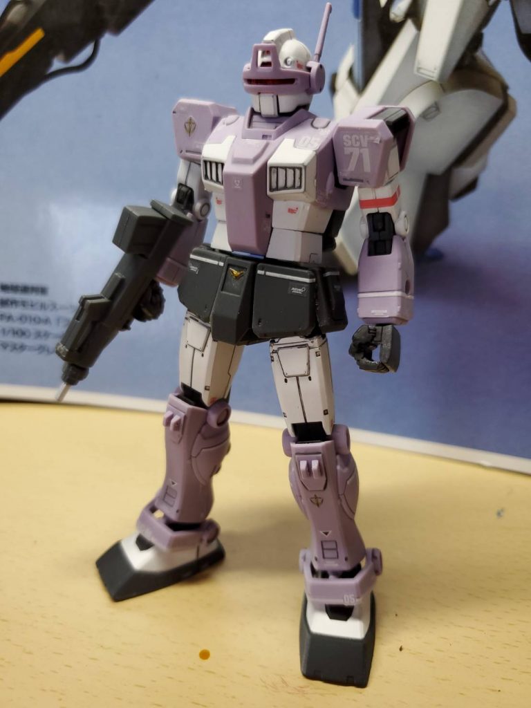 ジムインターセプトカスタム(陸戦支援装備)–2枚目/制作者：キャクブガー