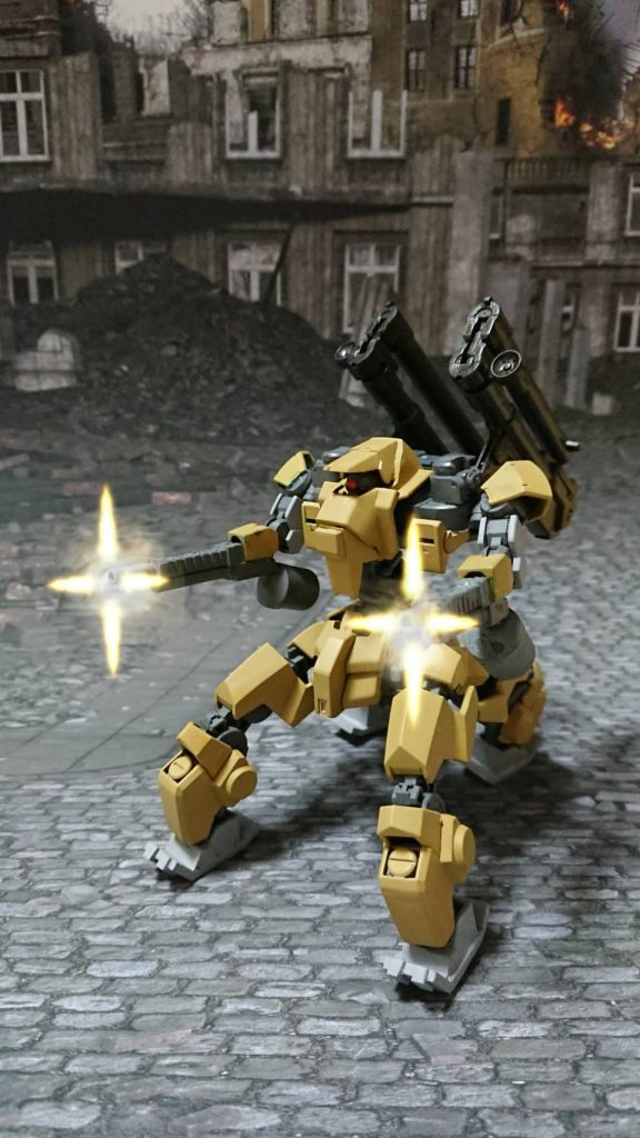 グレイズ４脚 アーマードコアカスタム–3枚目/制作者：やま