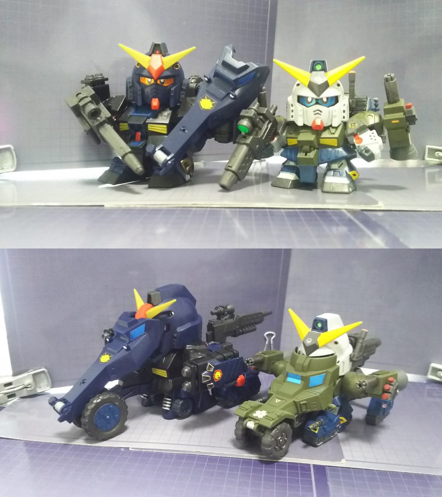 シャドウフレアなキャプテンとイェーガーなキャプテン。キャプテンの合間にキャプテンを作っていました。