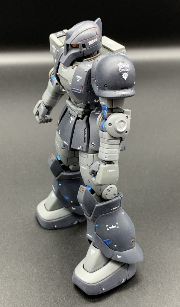 HG ORIGIN キシリア部隊機ザクⅠ–3枚目/制作者：Woops