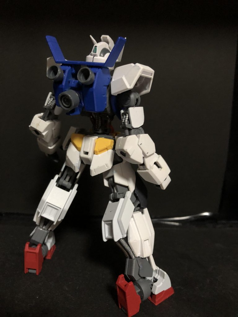 できる限りAGE-1のパーツを使いつつも、鉄血感も大切にしました