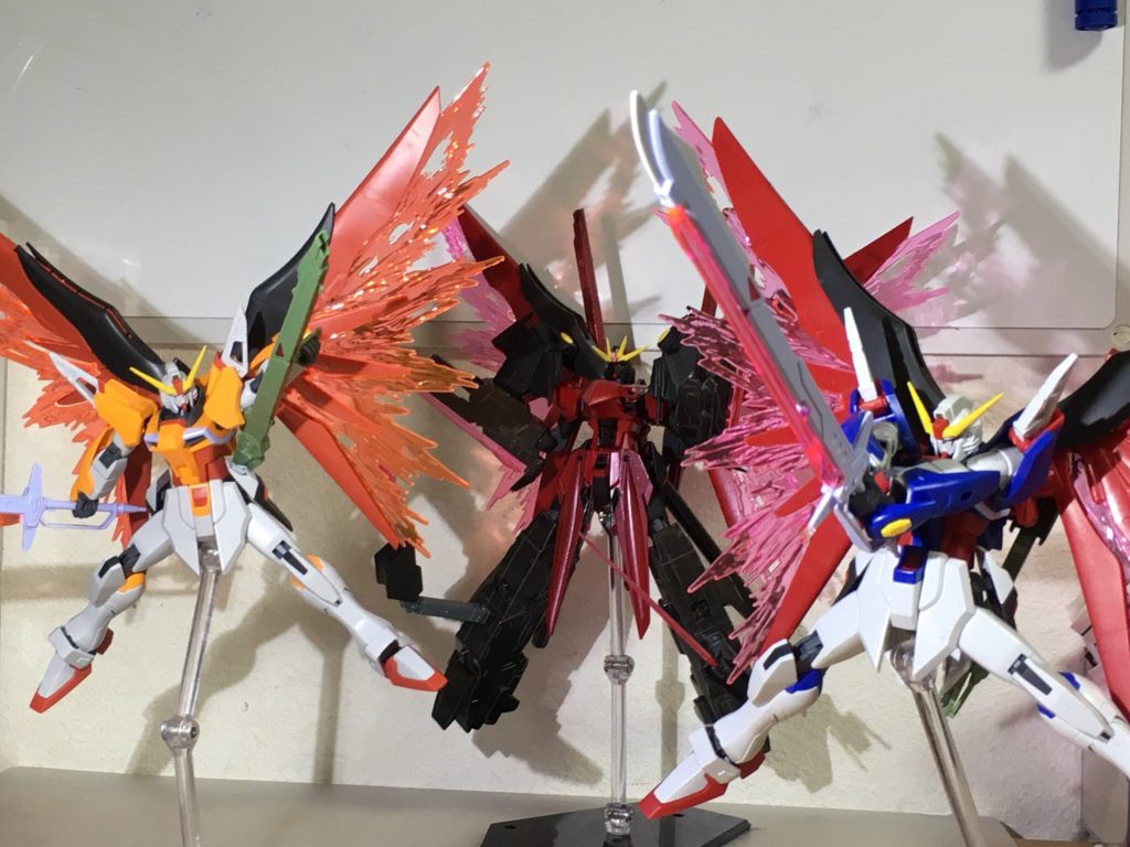 通常デスティニー、ハイネデスティニーも並べて撮影