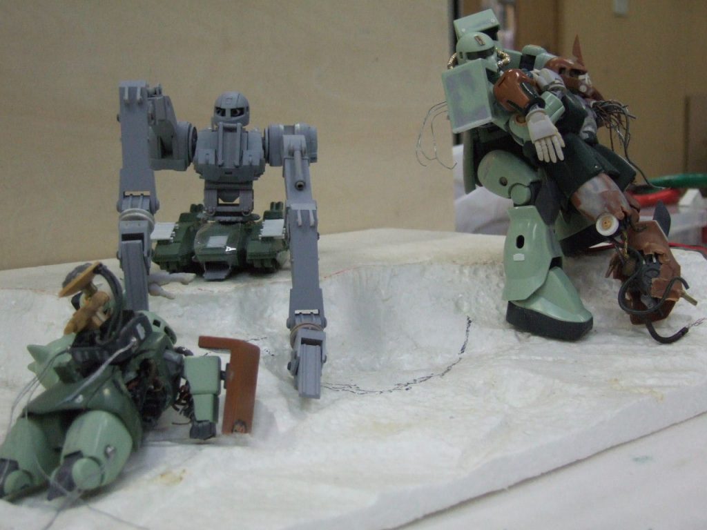 ザク　ジオラマ–7枚目/制作者：komei.