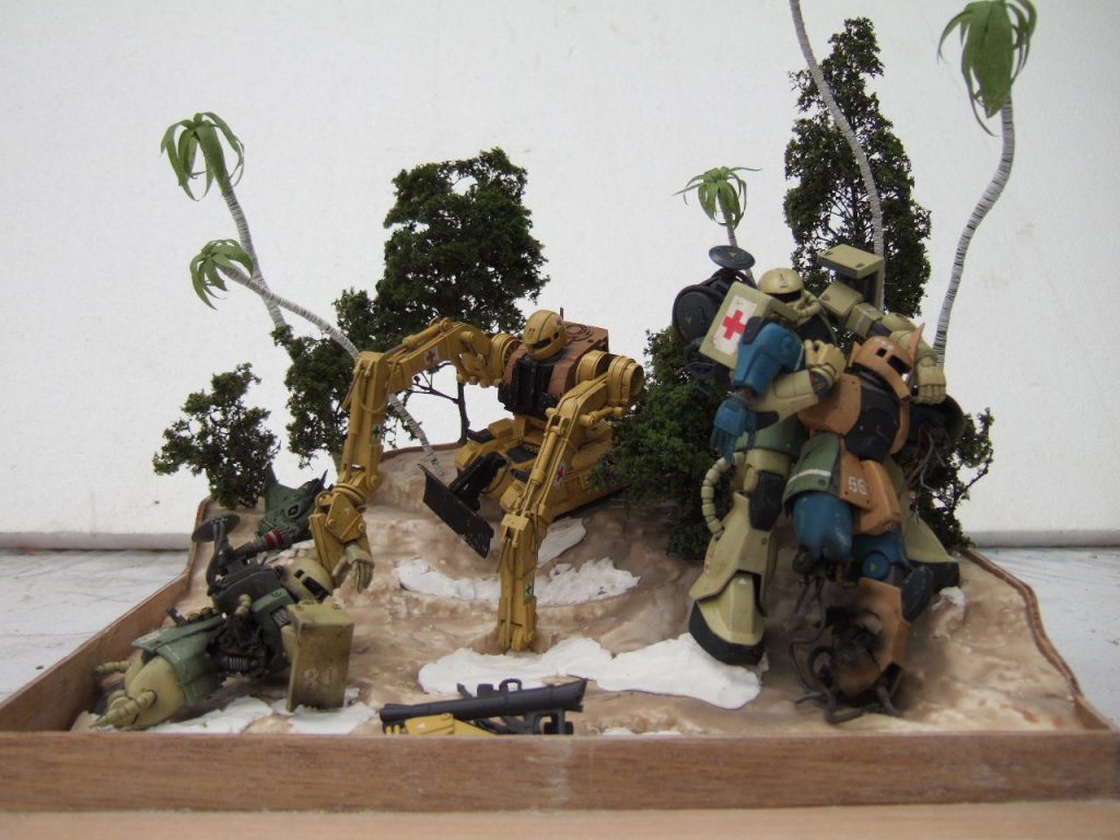 ザク　ジオラマ–6枚目/制作者：komei.