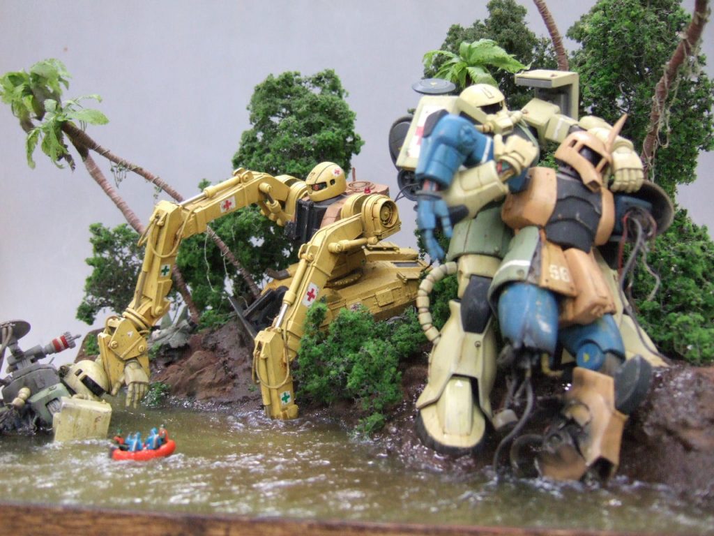 旧ザクもザクからの改造でした。