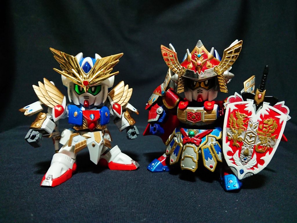 キングガンダムと並べても違和感は無いかと。
灼熱騎士だともっとよかったかもw