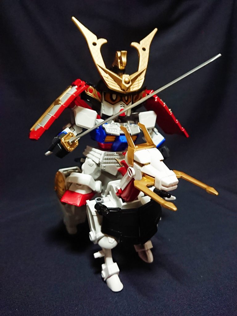 素体はほぼCSガンダムがベースです。
白鋼王は9割は無改造です。