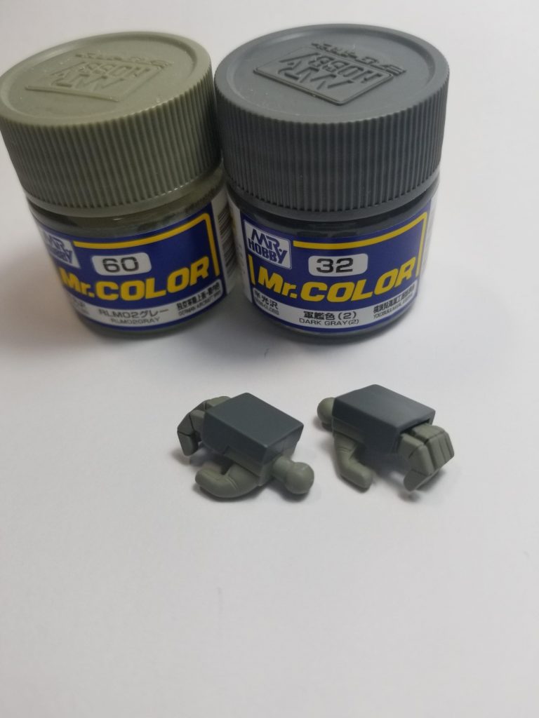 手の甲の合わせ目消しと塗り分け