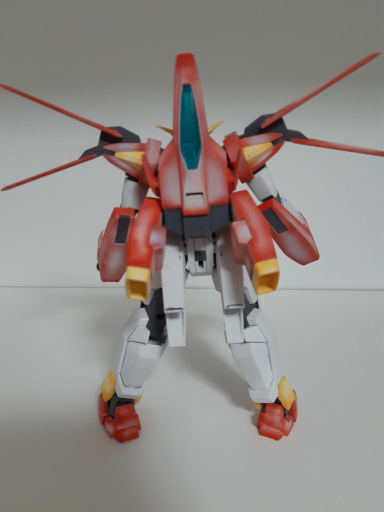 バックショット。
ちょっと傾いております。
ゴツい分取り回しが難しいです。