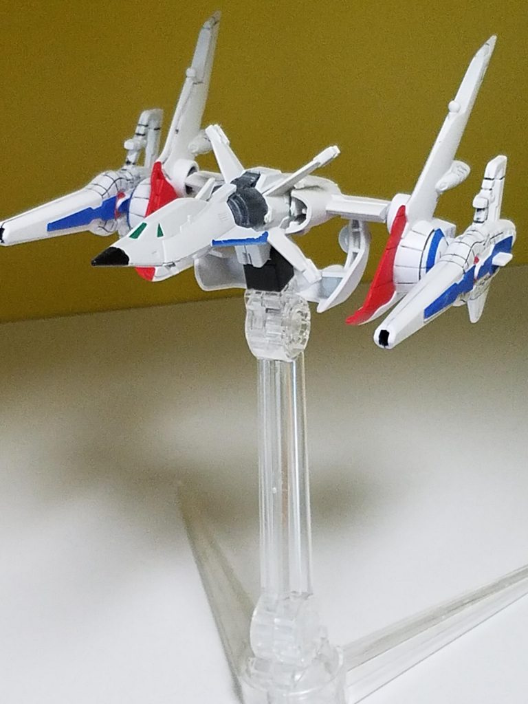 当然ガンバレルを使用したので変形してストライカー単体でも活動できます。個人的に好き。