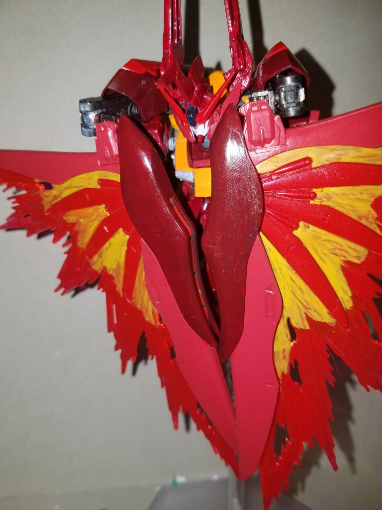 ウイングを正面に移動してシールド並びに加速時