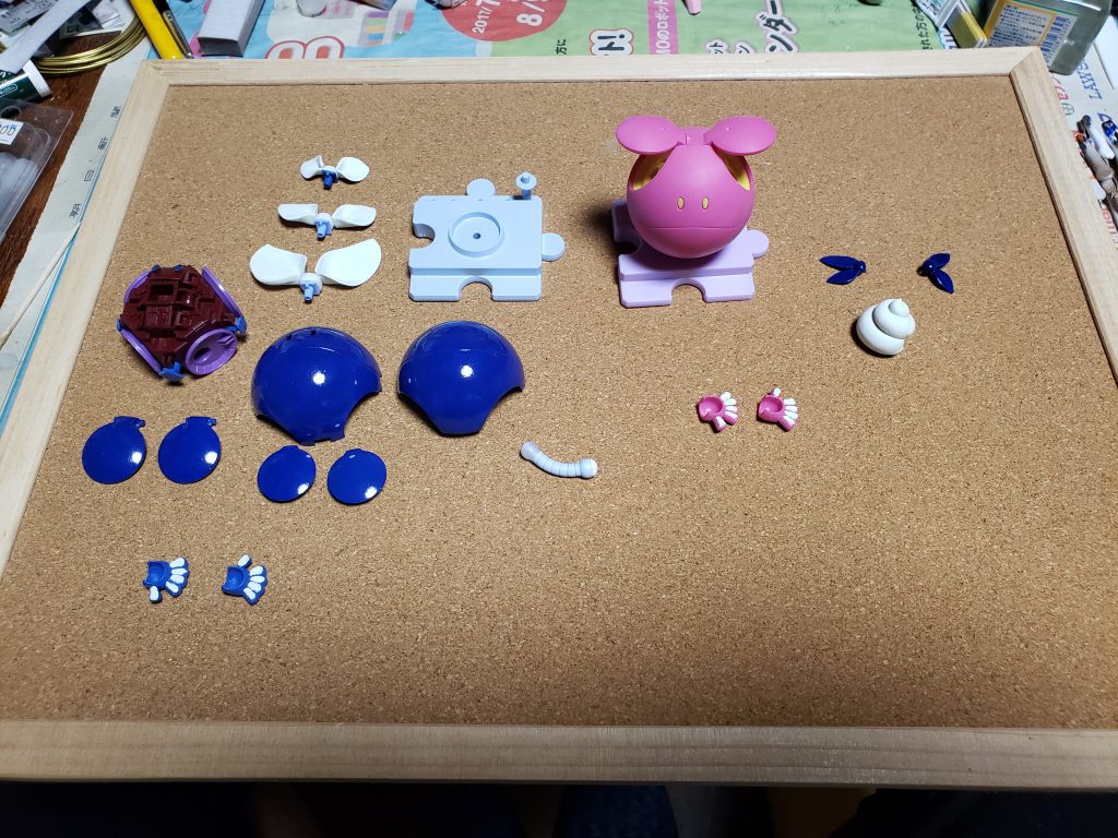 作成中の写真です