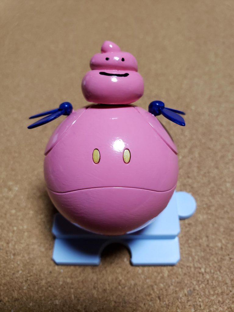 おめシスの妹の方おめがリオ専用ハロで動画ないで登場したうんちゃんをパテで作りました。

なかなか思うように形が決まらなかったですね。