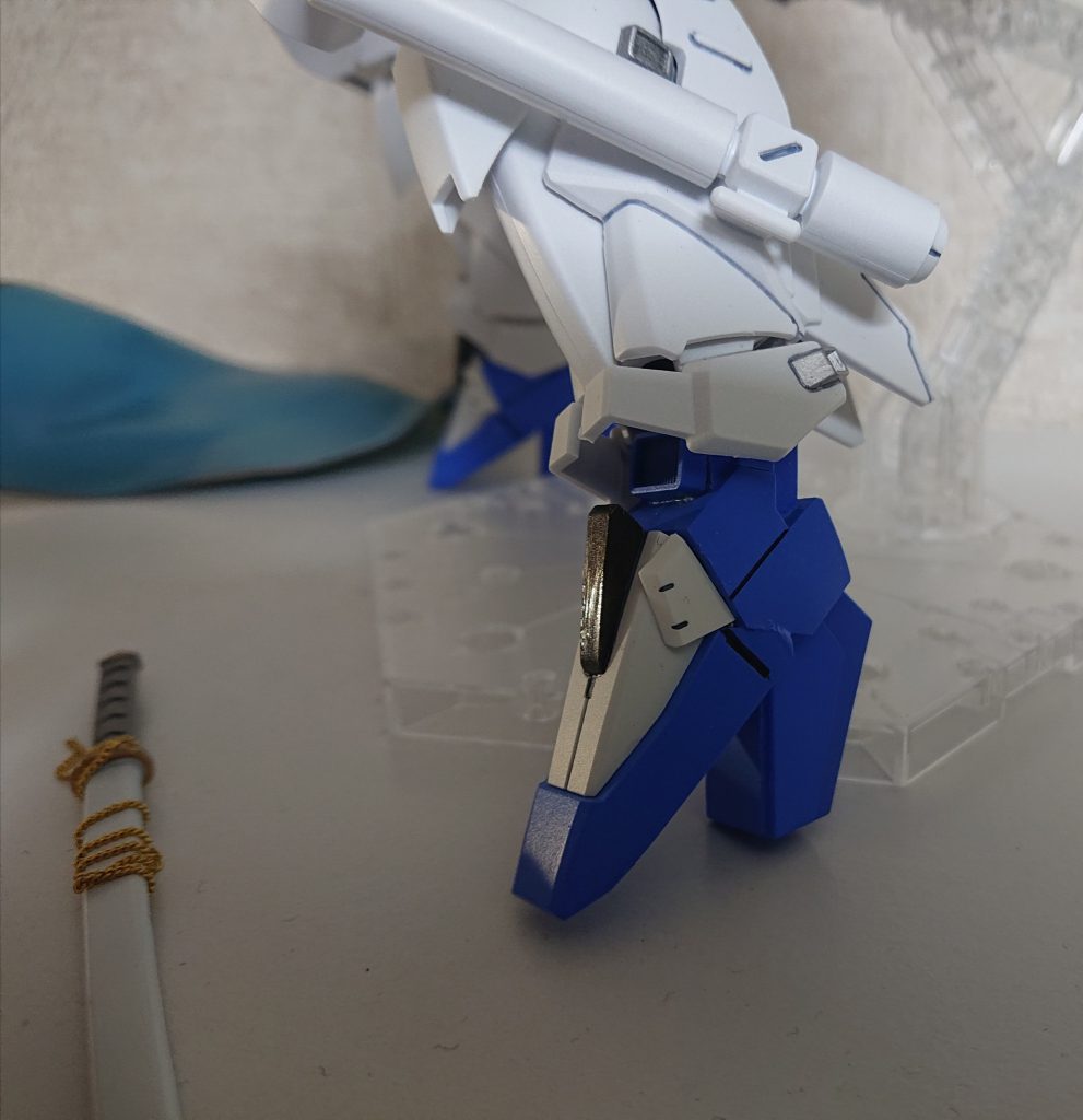 靴はZZⅡの余剰、ZⅡの踵でヒール化。
もう少し細くすればよかった、と後悔(;つД`)