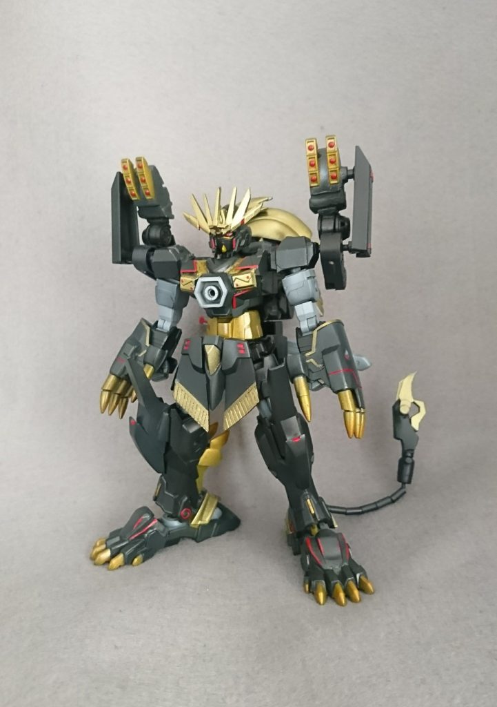 さらに黒獅頑駄無の怒りが頂点に達した時、力を完全解放した黒獣神モードへ!