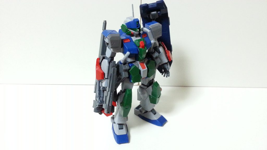 前面②
追加装甲はデュナメスから拝借。