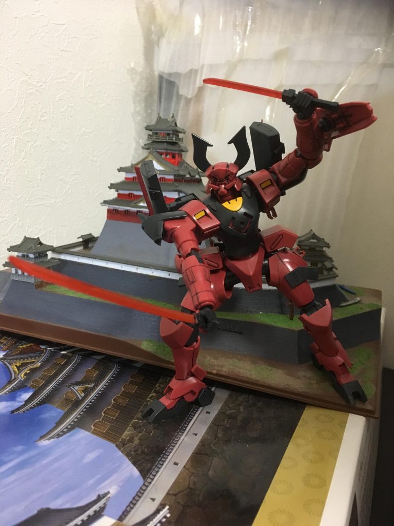 安土城を守るべく二本の刀で敵を斬り刻む!