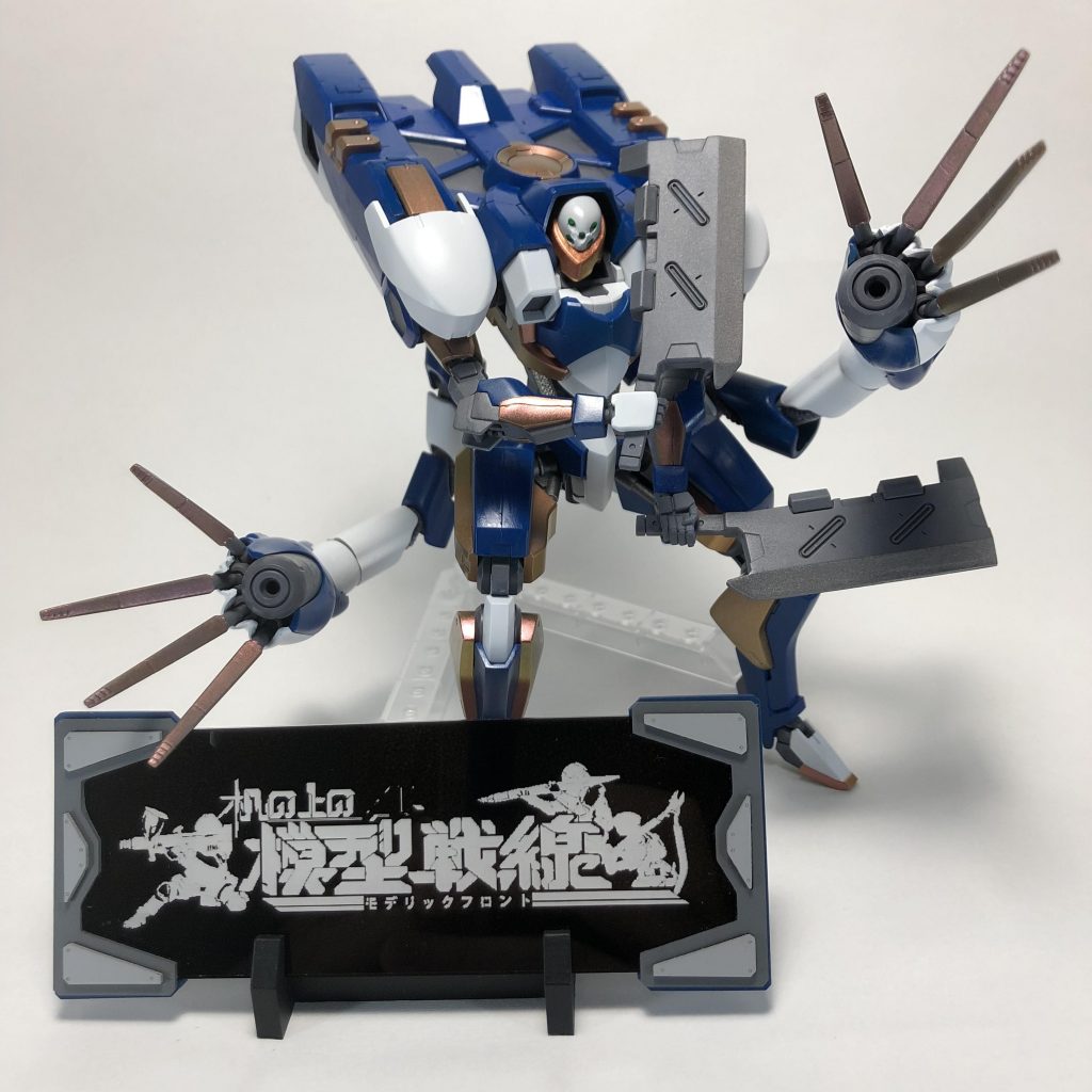 エアブラシでの初全塗装。楽しんで作れた作品でした。模型サークル-机の上の模型戦線(モデリックフロント)-もよろしくお願いします。