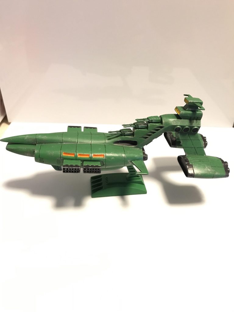 旧キット 1/1200 量産型ムサイ–4枚目/制作者：蒼き鷹