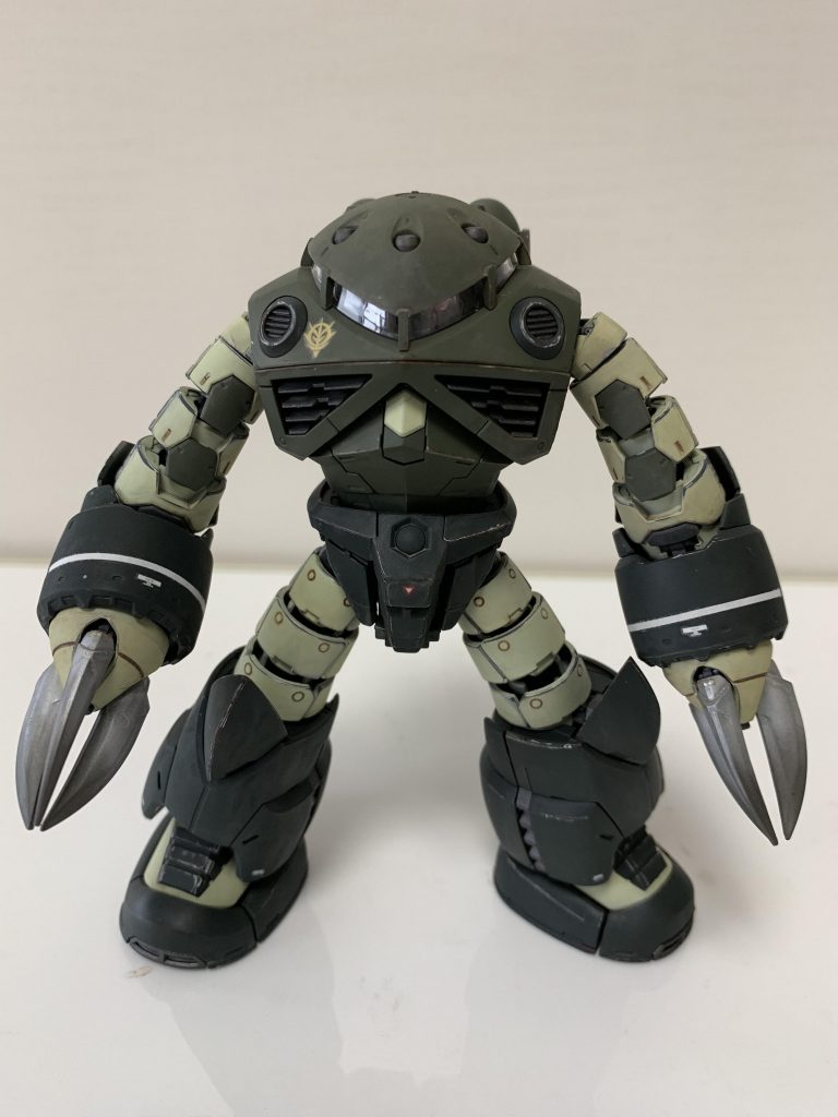 つや消し→ウォッシング→つや消しで完成です。