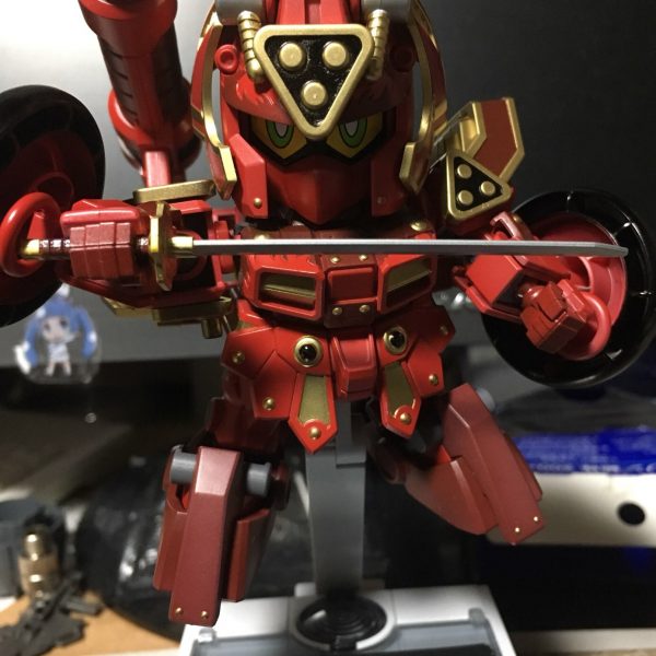 紅武者アメイジング（初めてのマスキング&全塗装）