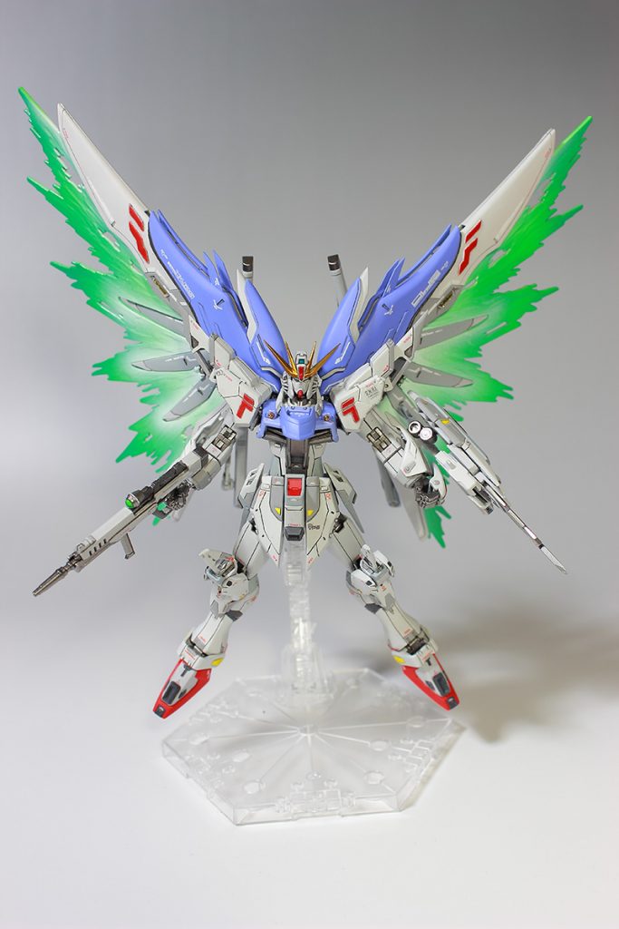 ビームエフェクト系は緑色に塗り替えました。