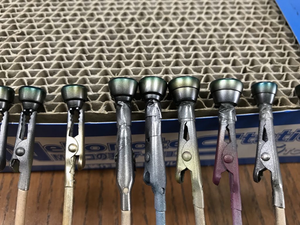 バーニアには焼け表現を施しました。