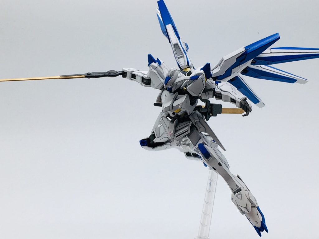 飛翔するポーズが似合います