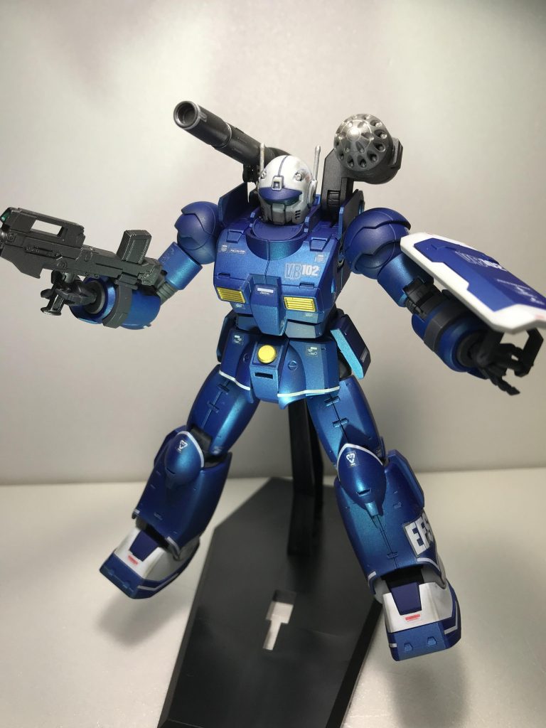 やっぱりガンキャノンは両肩に大型武装を背負ってる方がカッコいいです。最初期型とはいえ、多少の火力アップは必要でしょう！