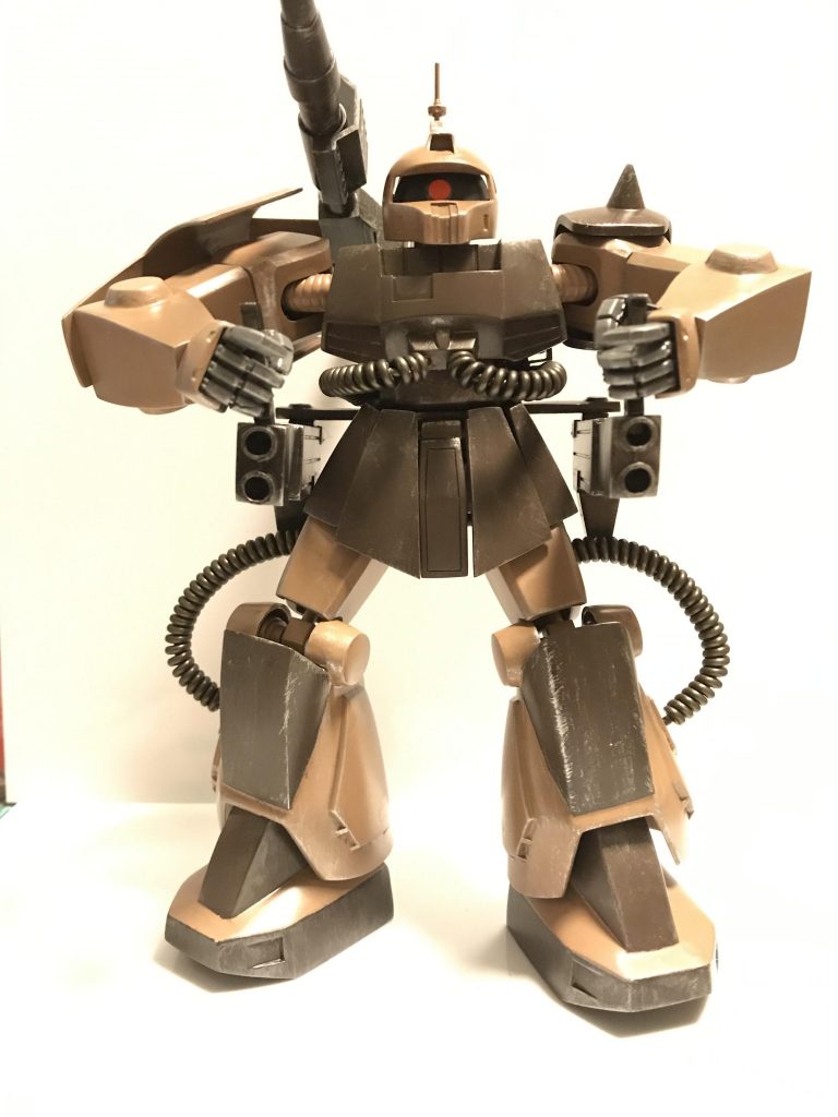 旧キット 1/100 ザクキャノン–4枚目/制作者：蒼き鷹