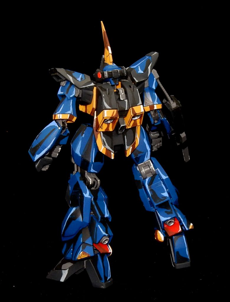 HGUCバーザム　ワカメ影イラスト風塗装–5枚目/制作者：今日