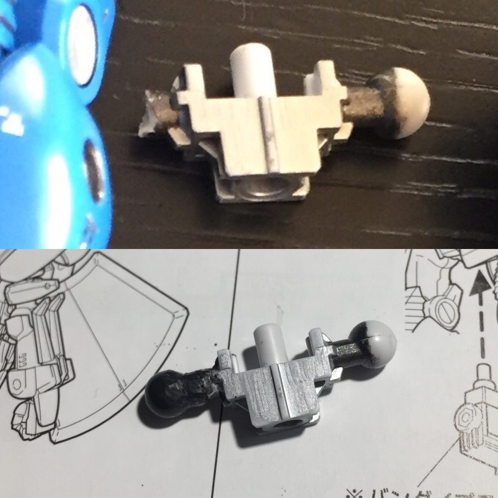 製作時、足の根本軸パーツ折れましたが、他部品を溶接wして修復^_^よい思い出になりました^_^